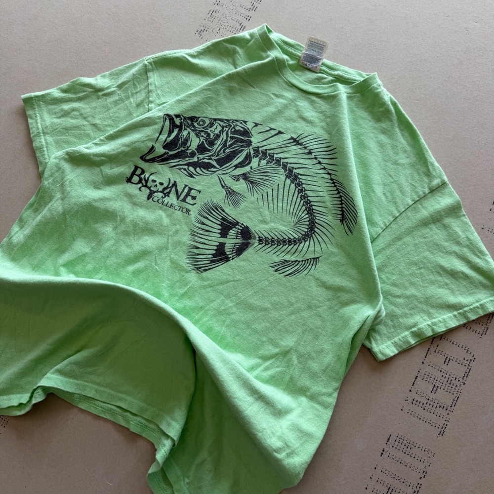 Y2K Bone Collector Fishing T-shirt